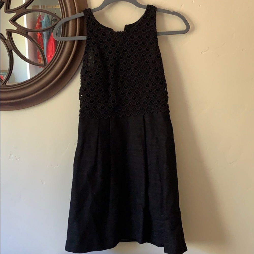 Loft black dress 0p